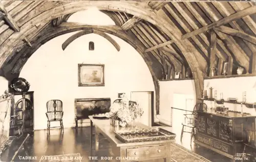 uk30058 ottery st mary roof chamber cadhay real photo uk