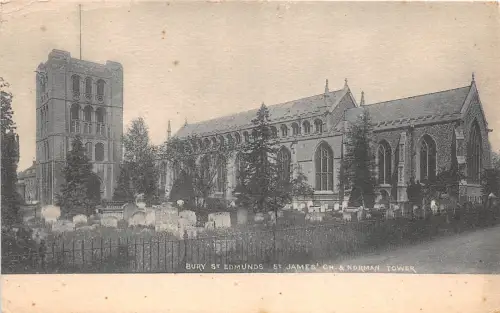 BR59734 bury st edmunds st james and norman tower uk