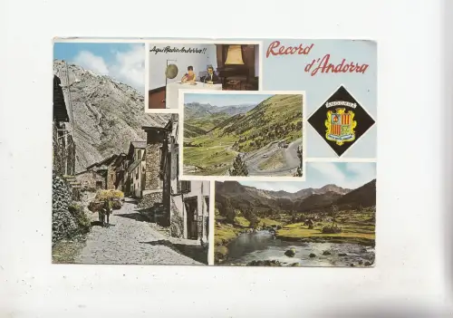 BF29284 valls d andorra nouveau studio de radio andorra front/back image