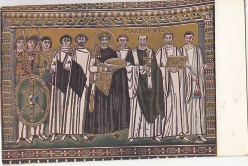 BF18480 ravenna giustianionp s maassimiano clero Gemälde Kunst Vorder-/Rückbild