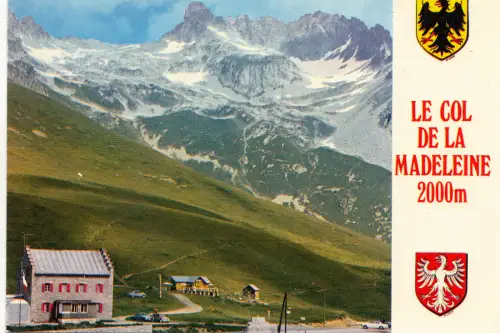 BF14015 le col de la madeleine france front/back image