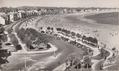 BF25801 la baule vue generale de la plage france front/back image