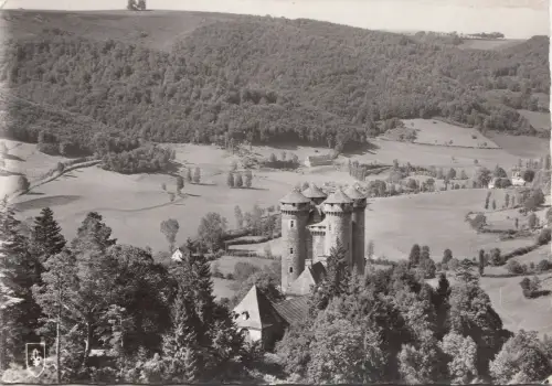BF27482 cantal chateau d anjony france front/back image