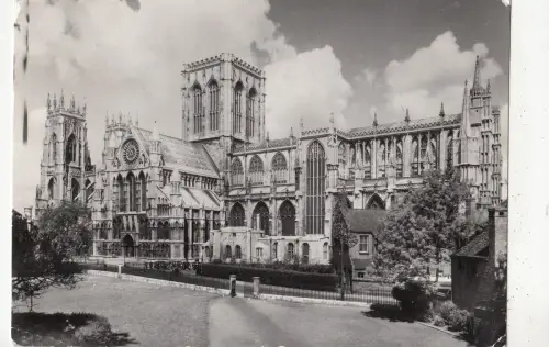 BF33155 york minster yorkshire south front uk front/back image