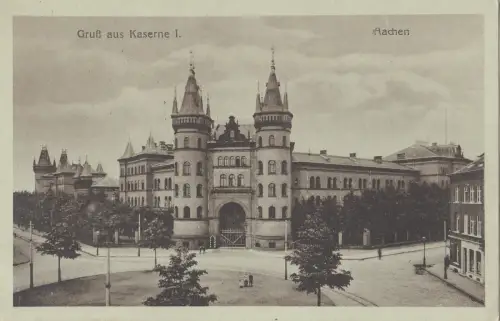 BF19327 aachen gruss aus kaserne I germany front/back image