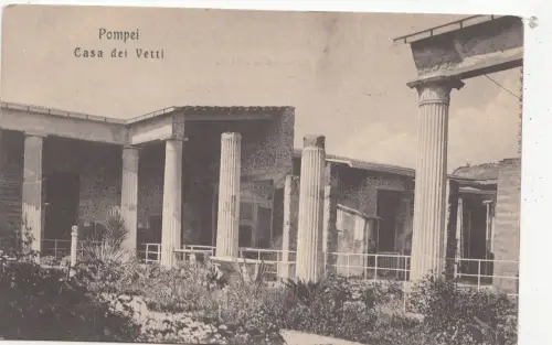 BF19256 casa dei vetti pompei italy front/back image