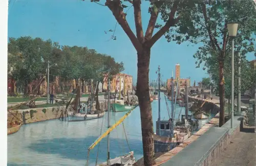 BF23514 porto canale fano italy front/back image