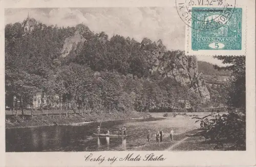 B77909 cesky raj mala skala Tschechien Scan Vorder-/Rückbild