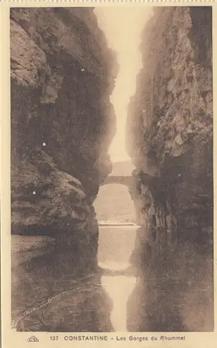 BF18925 les gorges du rhummel constantine algeria front/back image