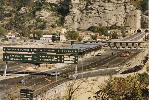 BF14312 ventimiglia riv dei fiori nouvo valico autostra italy front/back image