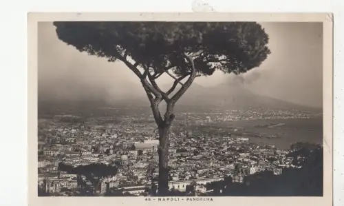 BF19168 Napoli Panorama Italien Vorder-/Rückbild