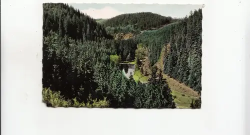 BF33189 blick ins hollental im frankenwald germany front/back image