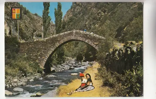 BF29818 la massana pont romanic de sant anto valls d andorra front/back image
