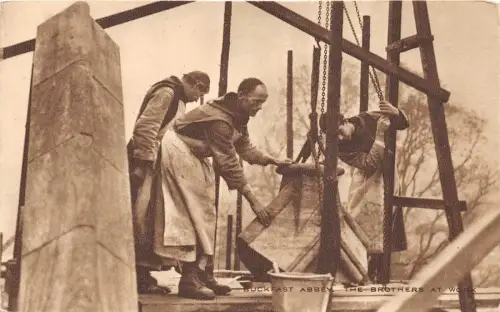 BF34032 Buckfest Abbey the Brothers at Work UK Front/Back Scan