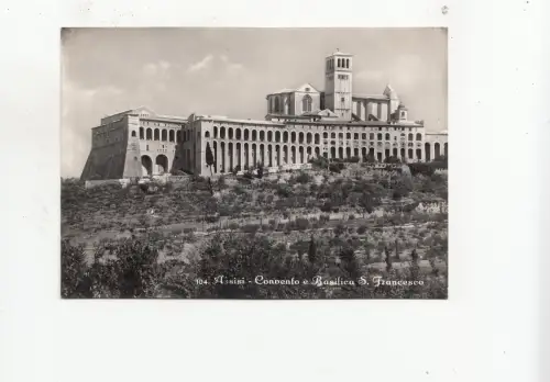 BF33409 assisi convento e basilica s frabcesco italy front/back image