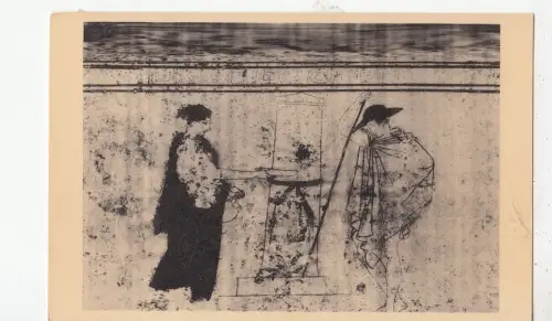 BF18567 Dekour D Unlecy The Attique A Fond Blancs Malerei Kunst Vorder-/Rückbild