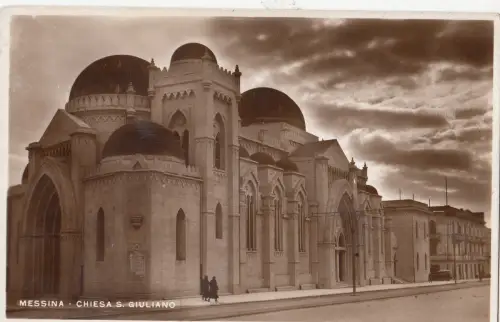 B79681 messina chiesa s giuliano italy front/back image