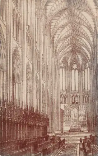 br109785 Kapelle Innenraum wie vorgeschlagen Echtfoto UK