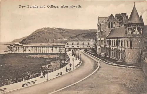 br109102 new parade and college aberystwyth wales uk