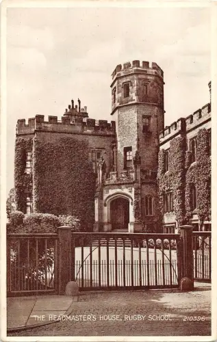 uk12757 Schulleiter Haus Rugby Schule Echtfoto UK
