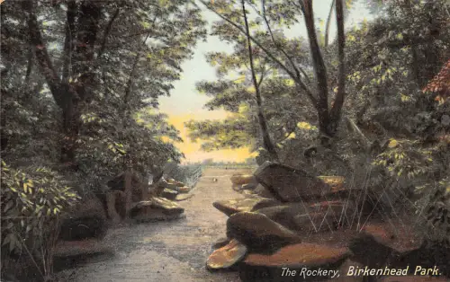 uk28485 the rockery birkenhead park uk