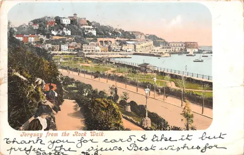 BR78819 Torquay from the Rock Walk UK