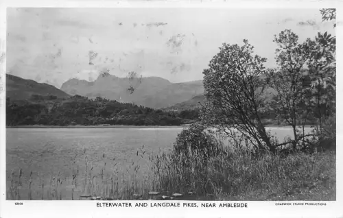 BR59175 elterwater and langdale pikes near ambleside uk real photo