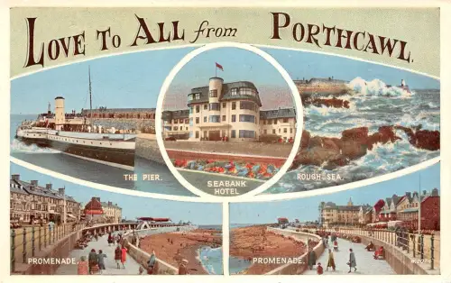 BR62986 love o all from porthcawl seabank hotel uk