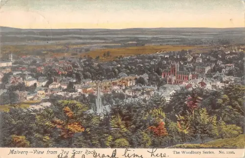 BR79256 Malvern Ansicht von Ivy Scar Rock UK