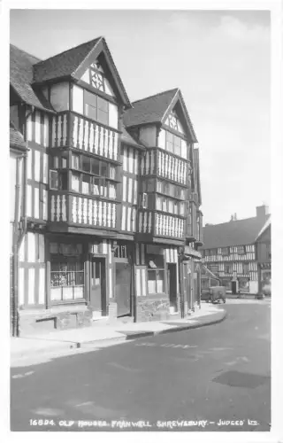 BR70211 altes Haus Franwell Shrewsbury Richter 16894 Echtfoto UK