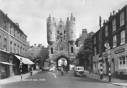 uk14494 micklegate bar york echtfoto uk