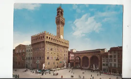 BF23278 firenze piazza della signoria italy front/back image