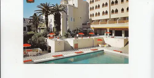 BF18840 fes piscina hotel palacio jamai marocco front/back image