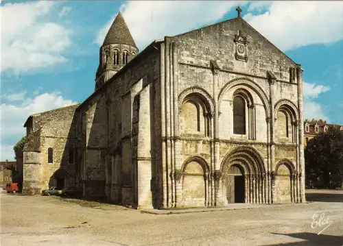 BF15602 saintes l eglise de l abbaye des dames france front/back image
