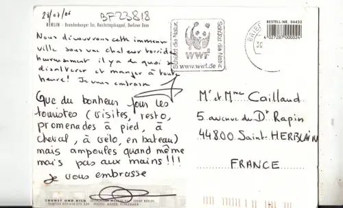 BF23818 Berlin Schiff Deutschland Vorder-/Rückbild