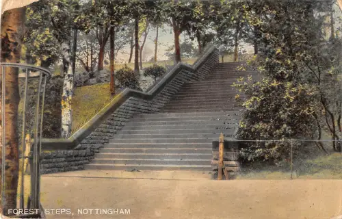 uk14721 forest steps nottingham uk