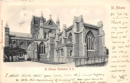 BR59321 st albans cathedral uk