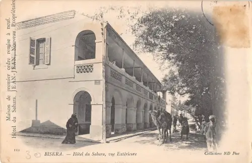 BR45975 Biskra hotel du sahara vue exterieure algeria