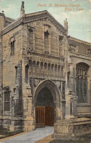 uk28541 porch st nicholas church kings lynn uk