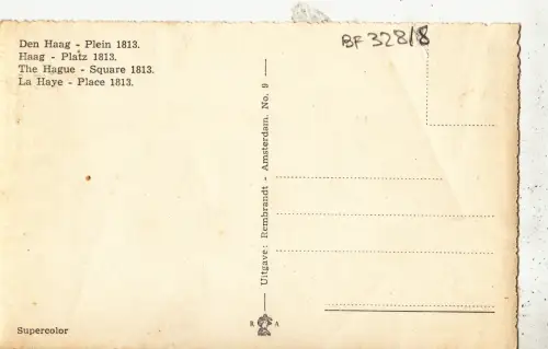 BF32818 den haag plein the haage niederlande front/back image
