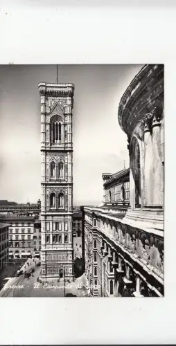 BF19132 firenze le campanile de giotto italy front/back image