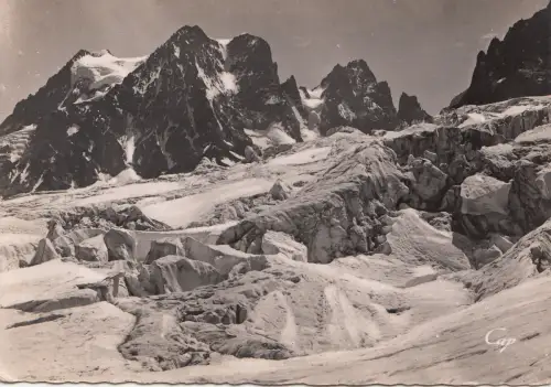BF27798 le pelvoux et le glacier blanc france front/back image