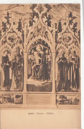 BF18505 assisi duomo trittico Gemälde Kunst Vorder-/Rückbild
