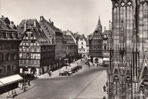 BF15609 strasbourg place de la cathedrale france front/back image