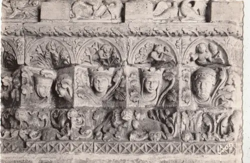 BF15880 candes st martin i et l details de sculptures de france front/back image