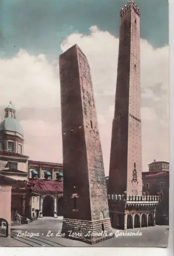 BF32946 bologna le due torri asunelli e garisenda italy front/back image