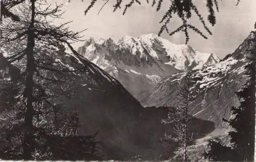BF26345 le mont blanc point culminant des alpes france front/back image
