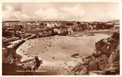 uk11877 towan beach newquay echtfoto uk