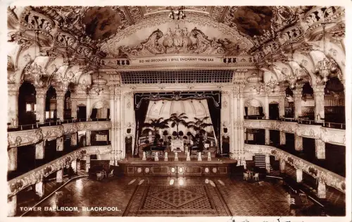 BR96008 Tower Ballroom Blackpool Echtfoto Advande Echtfoto UK