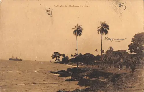 BF8748 Conakry Boulevard Circulaire Schiff Guinea Französisch Guinea